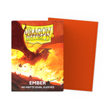 Dragon Shield Standard Size Dual Matte Sleeves - Ember (100 Sleeves)