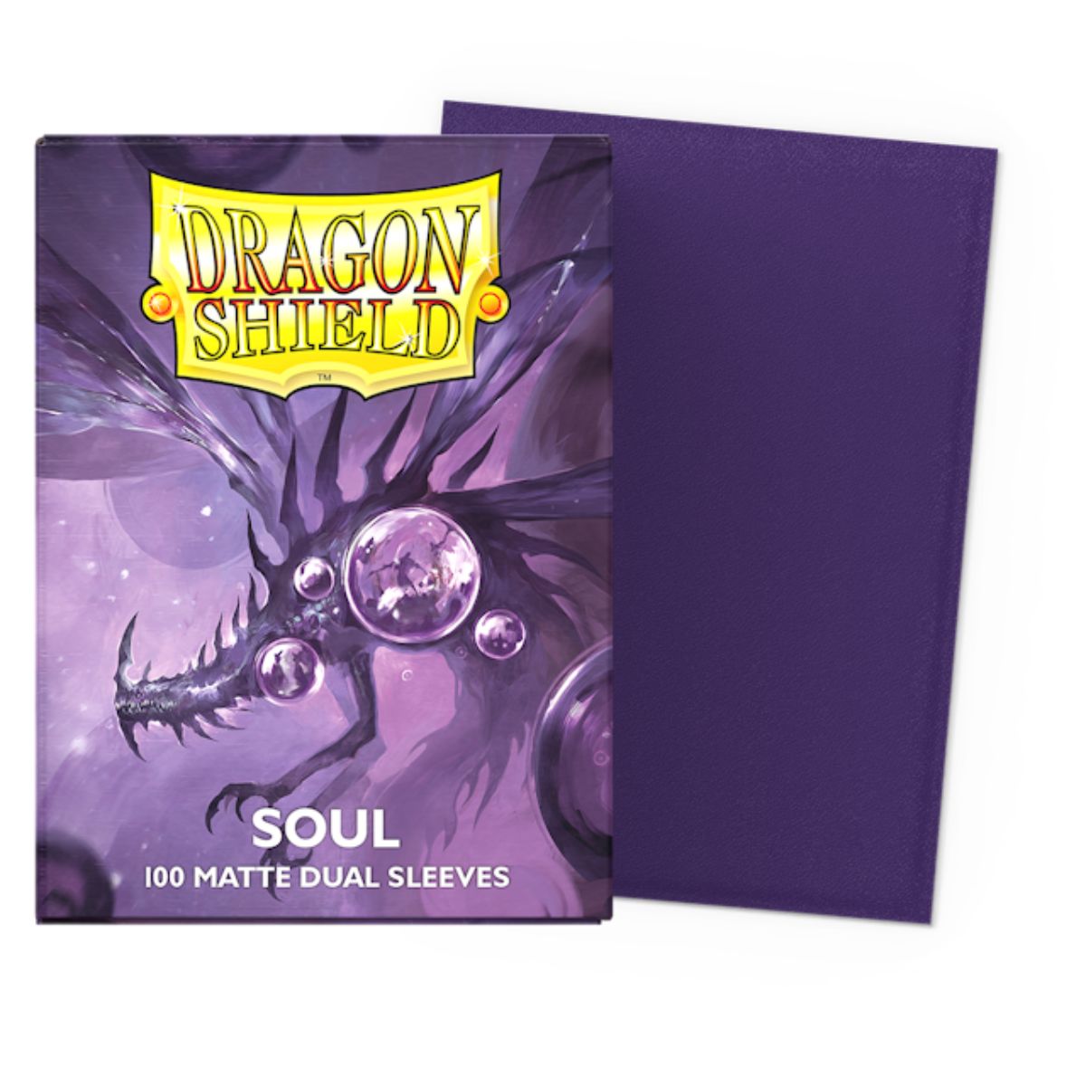 Dragon Shield Standard Size Dual Matte Sleeves - Soul (100 Sleeves)