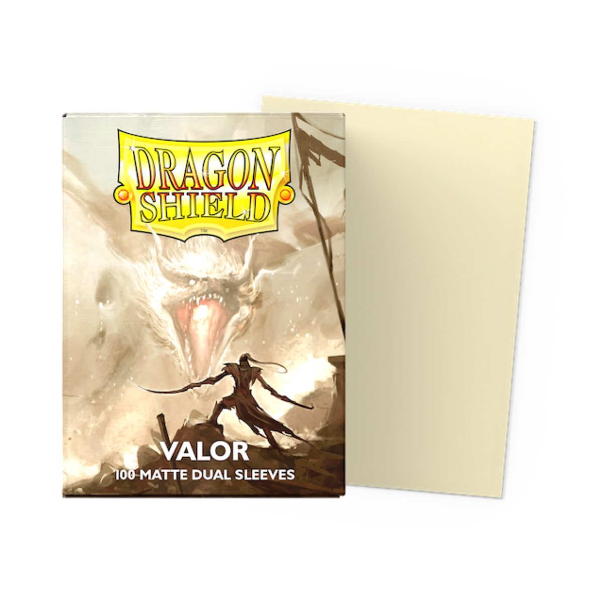 Dragon Shield Standard Size Dual Matte Sleeves - Valor (100 Sleeves)