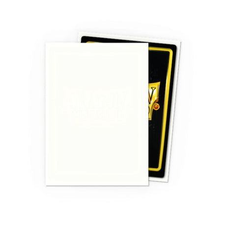 Dragon Shield Standard Size Matte Sleeves - White (100 Sleeves)