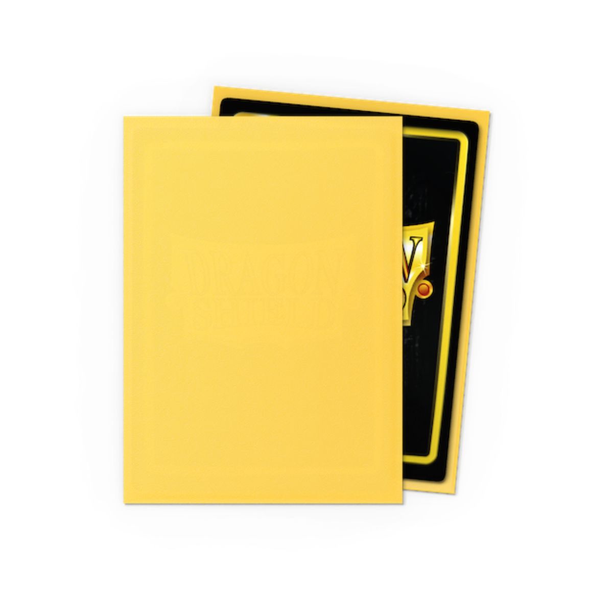 Dragon Shield Standard Size Matte Sleeves - Yellow (100 Sleeves)