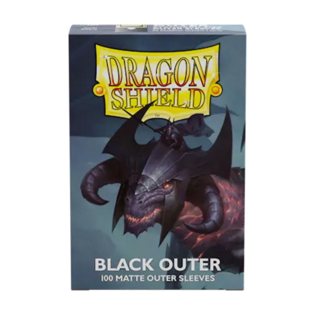 Dragon Shield Standard Size Matte Outer Sleeves - Black (100)