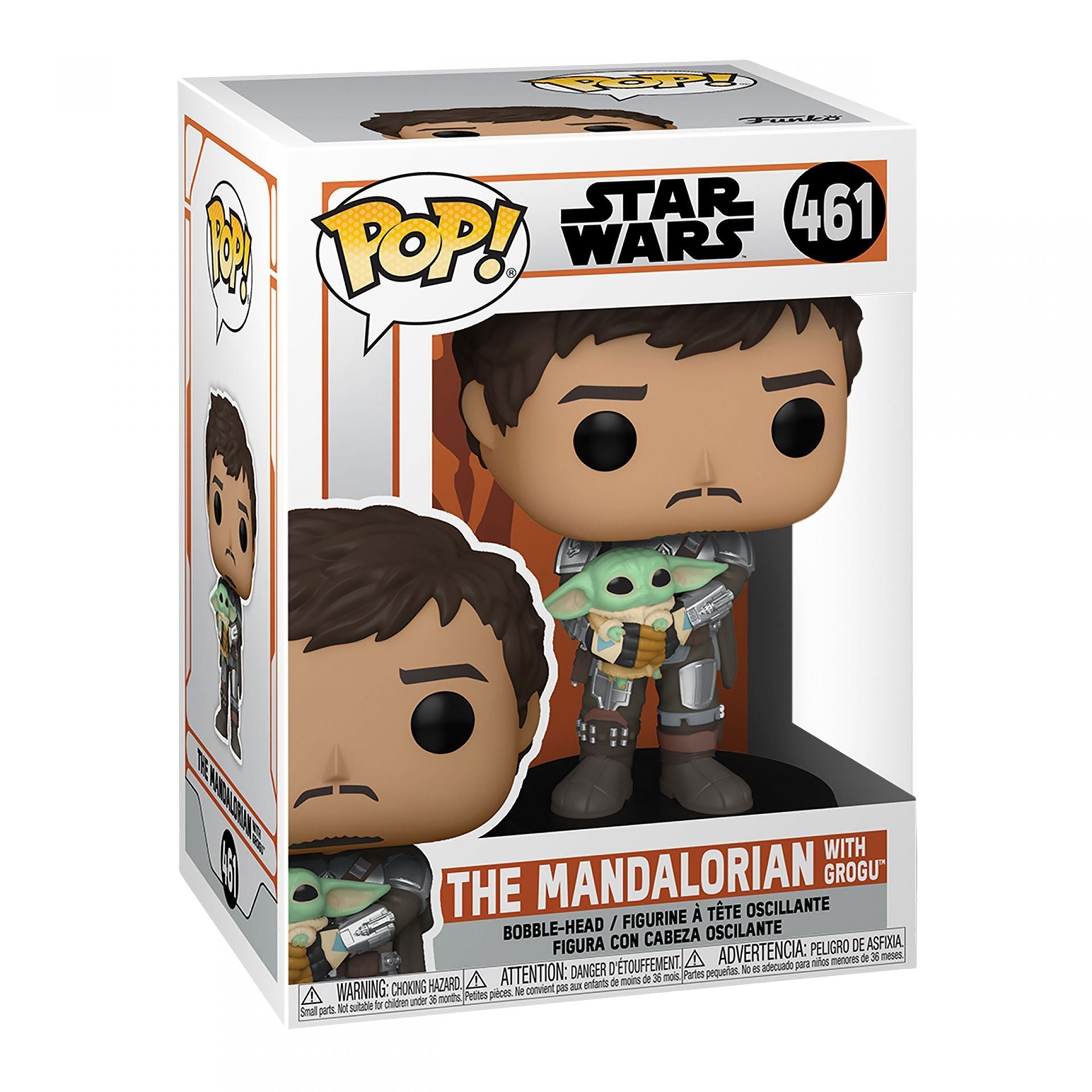 Funko POP! Star Wars – The Mandalorian with Grogu #461