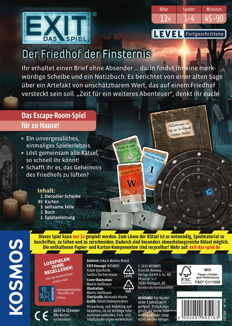 EXIT - Das Spiel: Der Friedhof der Finsternis