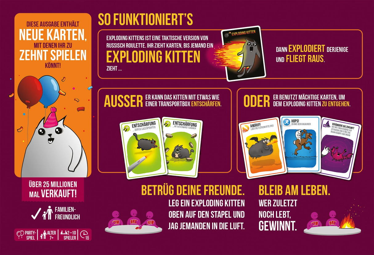 Exploding Kittens Party-Pack