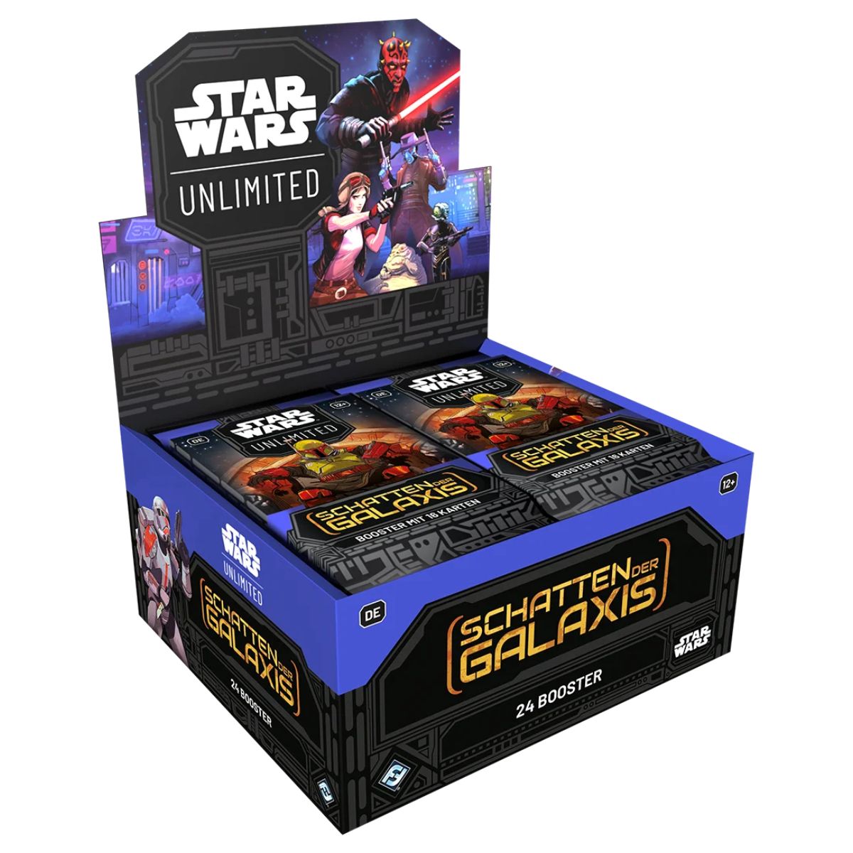 Star Wars: Unlimited - Schatten der Galaxis Booster Display (24 Booster) - DE