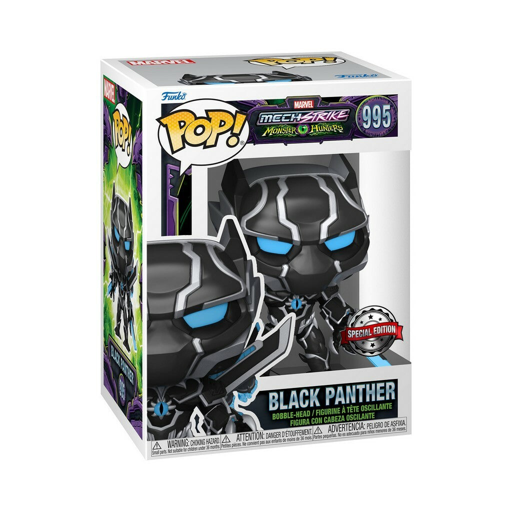 Funko POP! Marvel: Mech Strike Monster Hunters - Black Panther #995