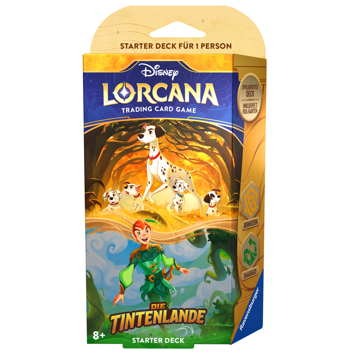 Disney Lorcana - Die Tintenlande Starter Deck - Pongo und Peter Pan - DE