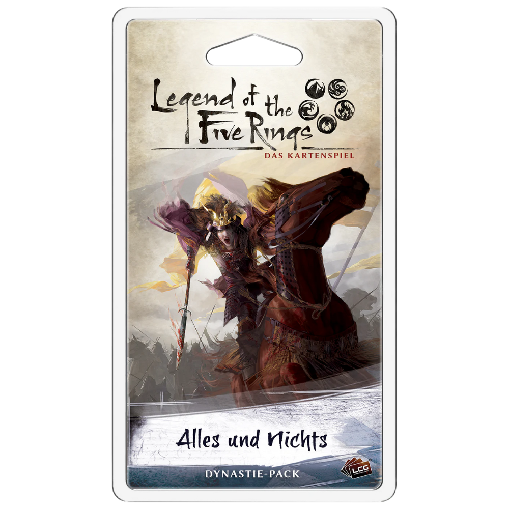 L5R LCG: Alles und Nichts Dynastie-Pack (Elementar-5) - deutsch