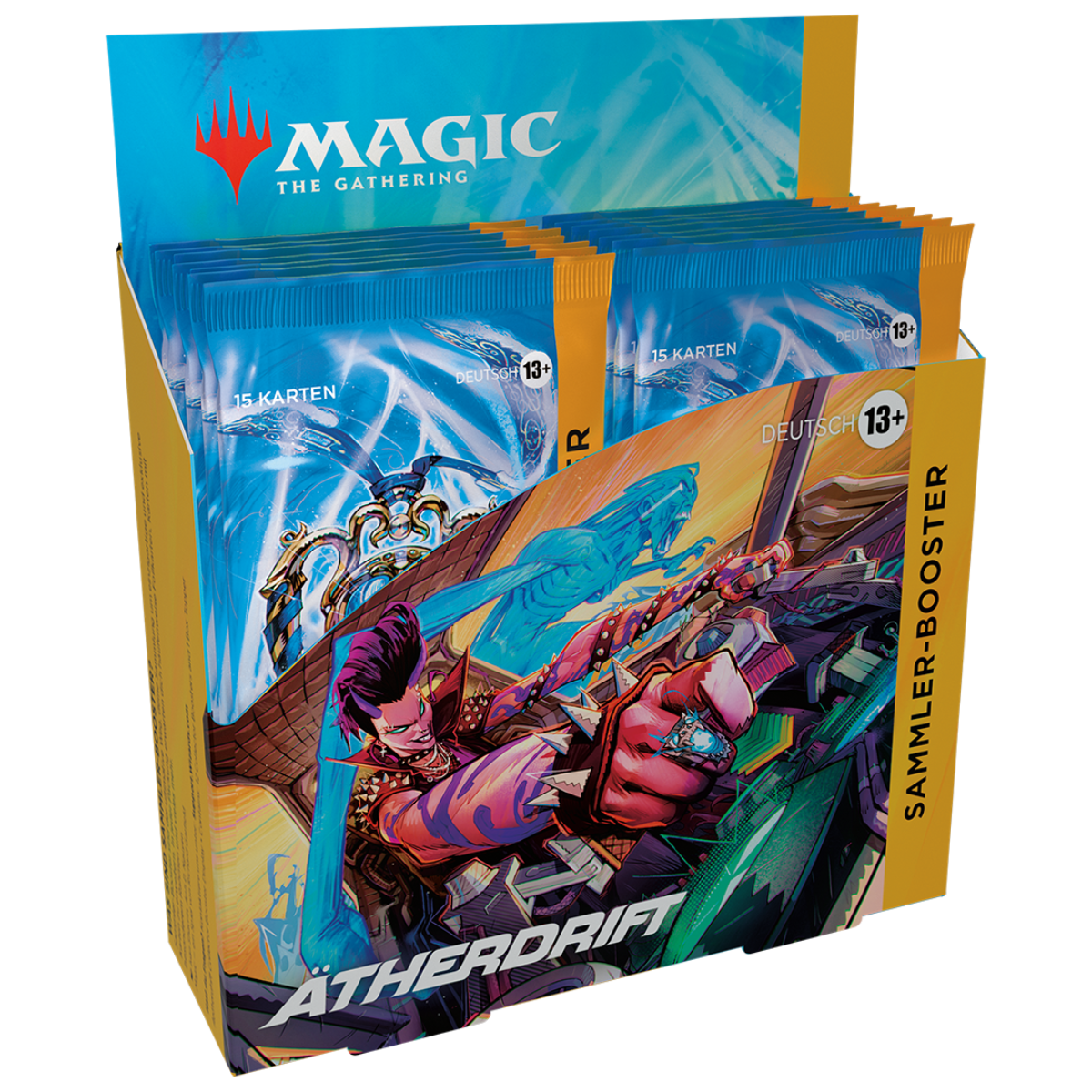 Magic: The Gathering Ätherdrift Sammler-Booster Display (12 Packs) Deutsch