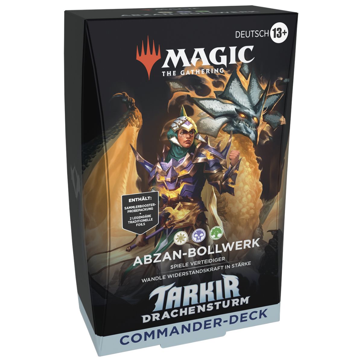 Magic: The Gathering Tarkir Drachensturm Abzan-Bollwerk Commander Deck Deutsch