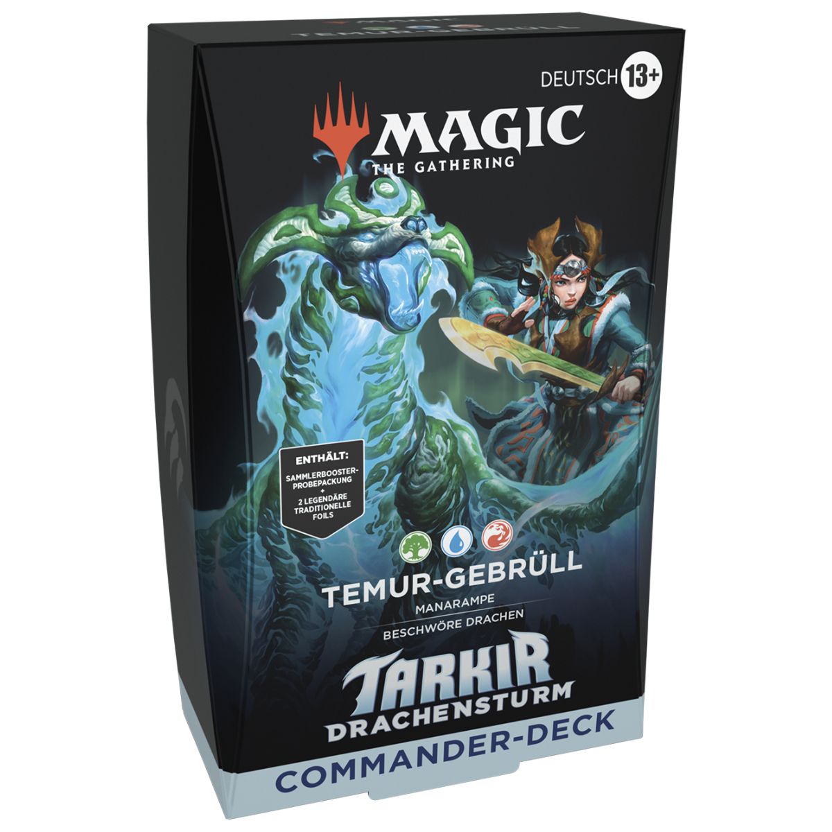 Magic: The Gathering Tarkir Drachensturm Temur-Gebrüll Commander Deck Deutsch