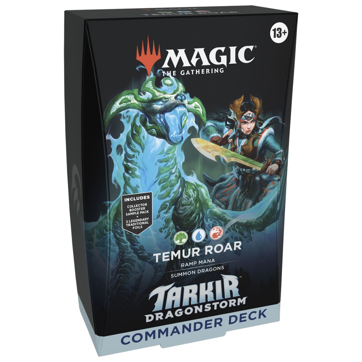 Magic: The Gathering Tarkir Dragonstorm Temur Roar Commander Deck Englisch