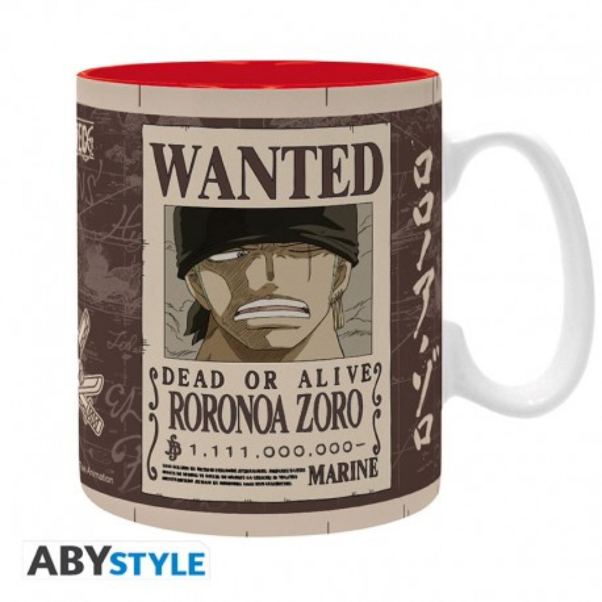 ABYstyle One Piece Zoro gesucht Tasse (460 ml)