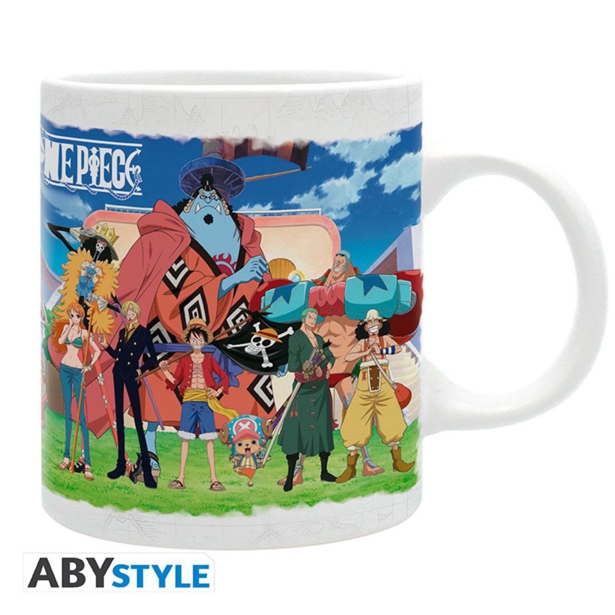 ONE PIECE Crew on the Thousand Sunny Subli - Tasse (320ml)