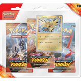 Pokémon - Karmesin & Purpur Stürmische Funken 3-Pack Blister Zapdos- DE