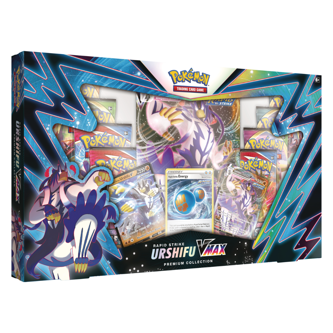 Pokemon Urshifu Rapid Strike VMax Premium Collection Englisch