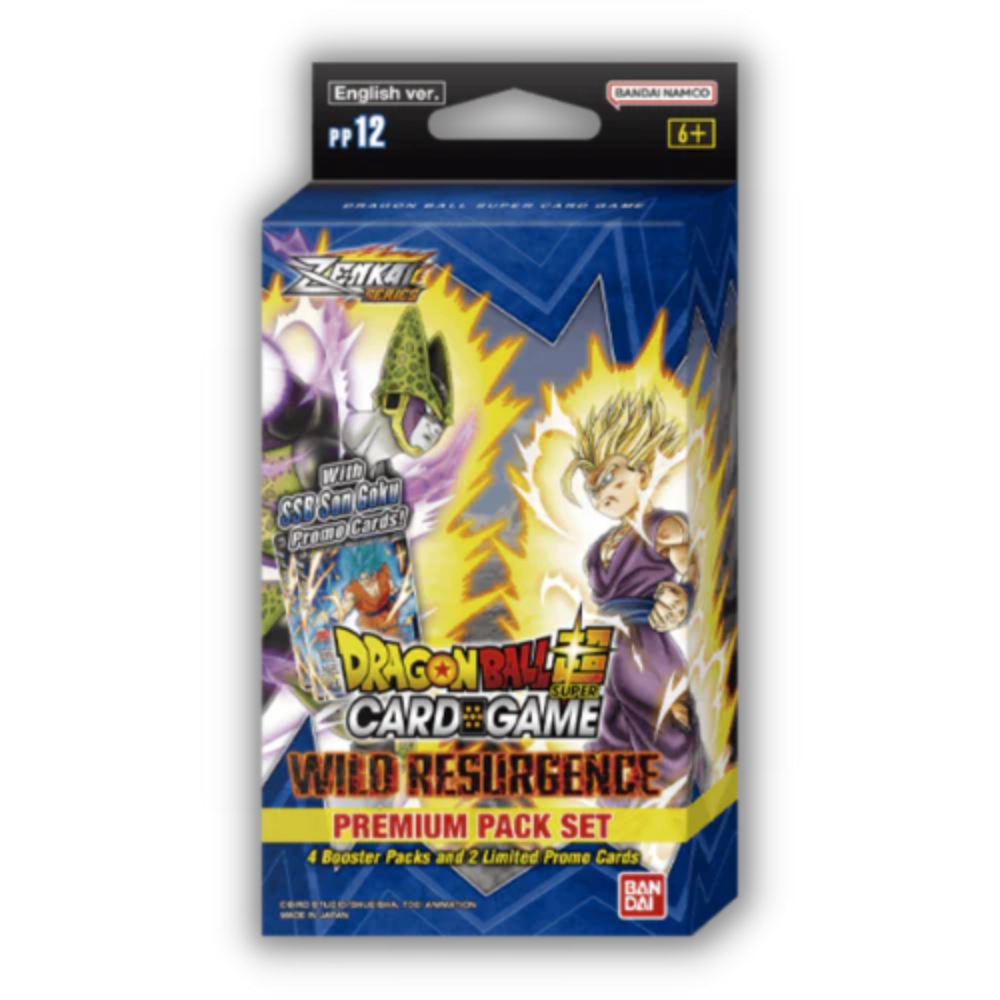 Dragon Ball Card Game - Premium Pack Wild Resurgence PP12 - EN