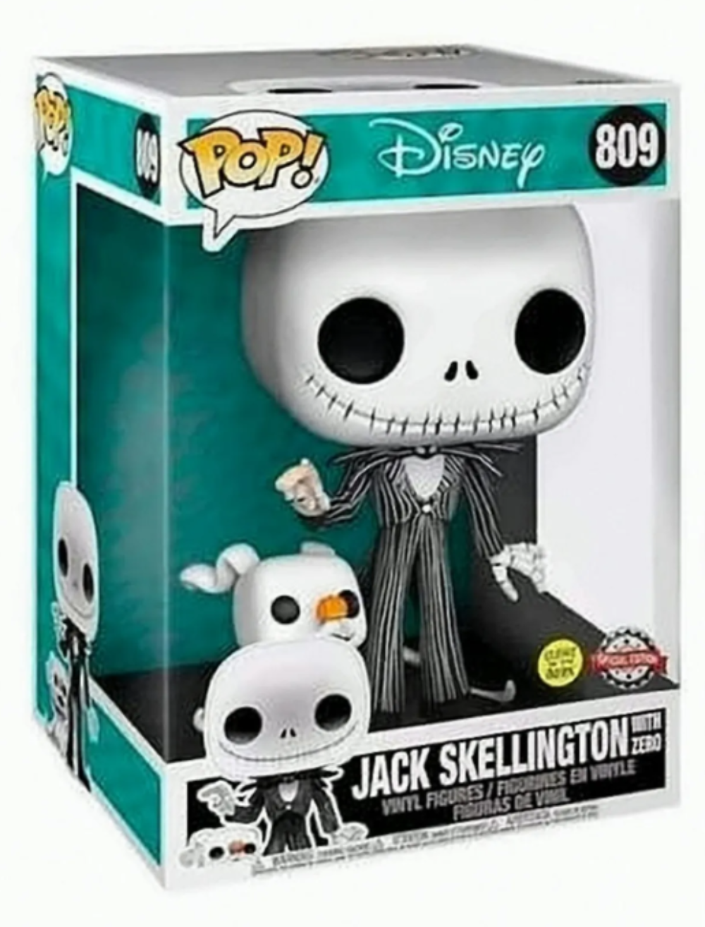 Funko POP! Disney - Jack Skellington with Zero #809