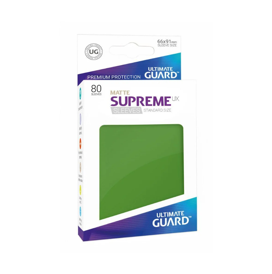 Ultimate Guard Supreme UX Sleeves Standardgröße Grün (80)