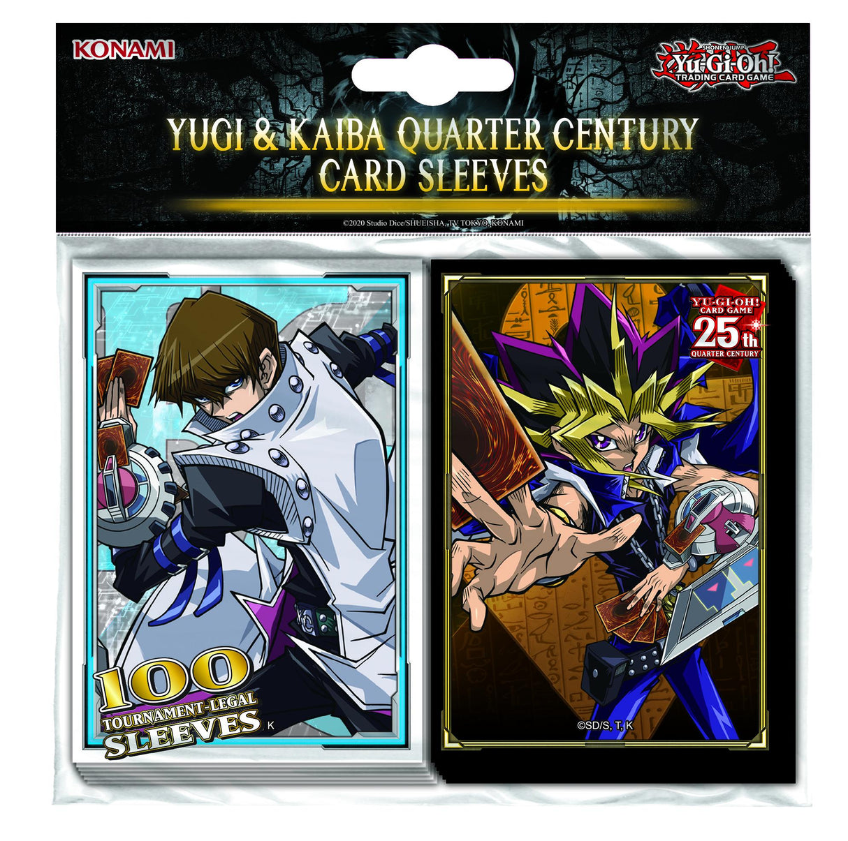 Yu-Gi-Oh! - Yugi & Kaiba Quarter Century Card Sleeves (50/50)