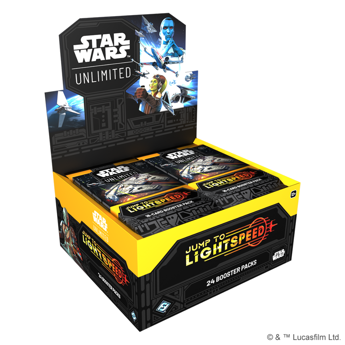 Star Wars: Unlimited Jump to Lightspeed Booster Display (24 Booster) Englisch