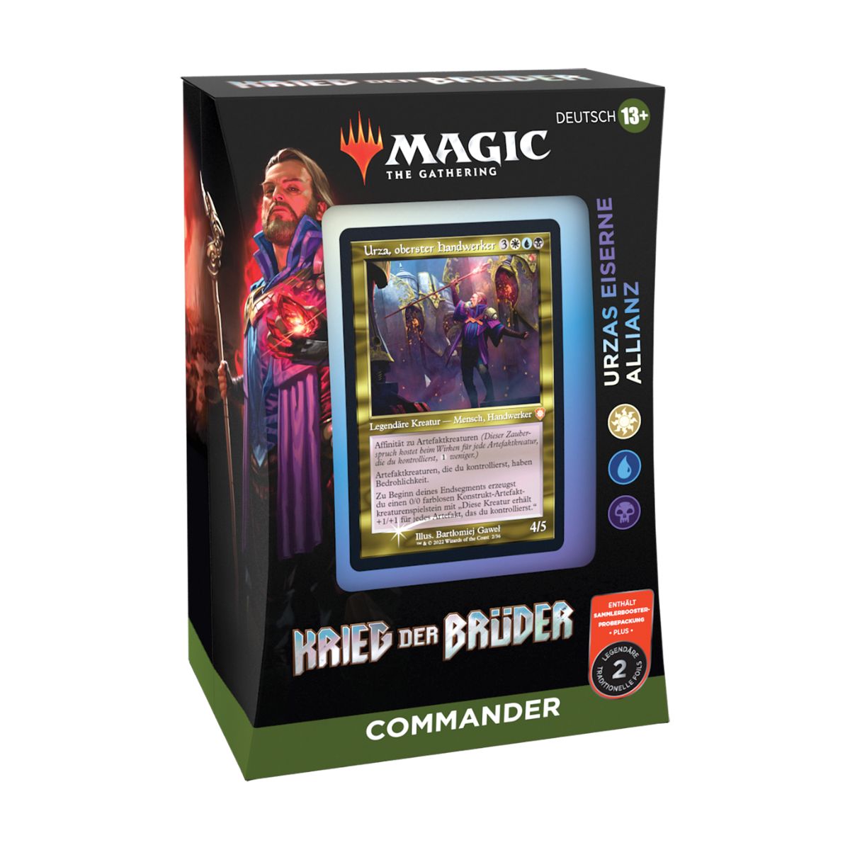 Krieg der Brüder - Commander Deck - Urzas Eiserne Allianz - DE