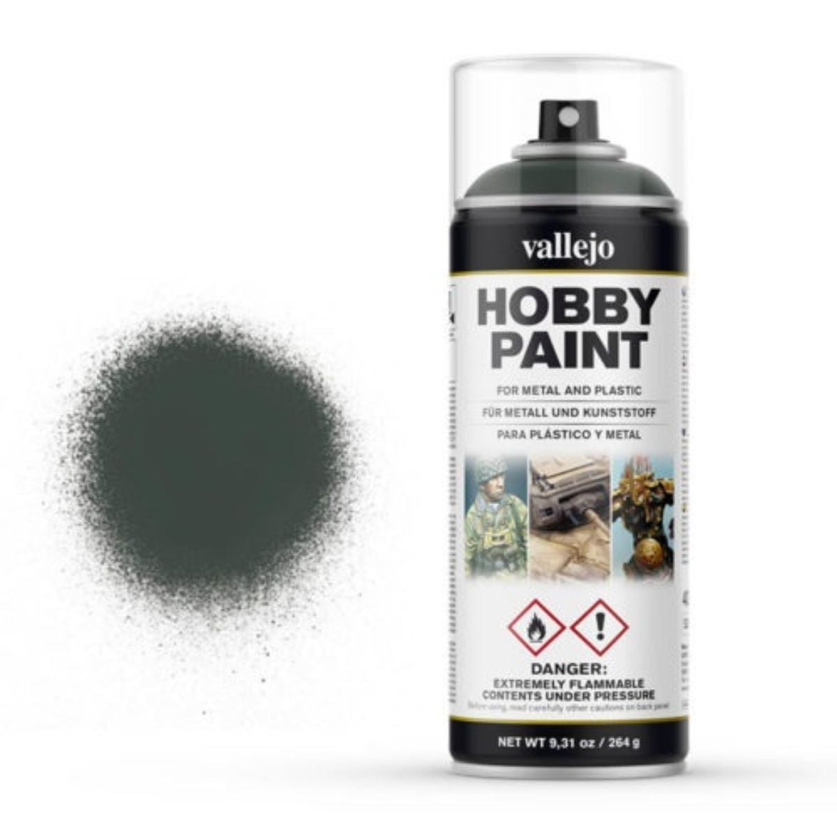 Vallejo Hobby Paint Spray Dark Green (400 ml)