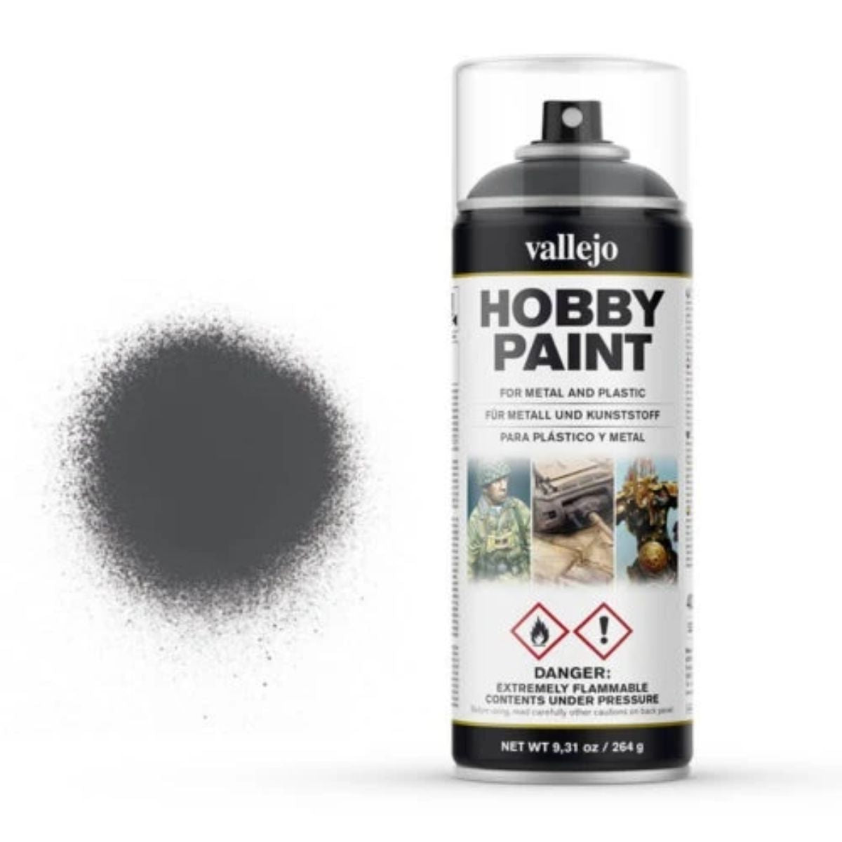 Vallejo Hobby Paint Spray Panzer Grey (400 ml)