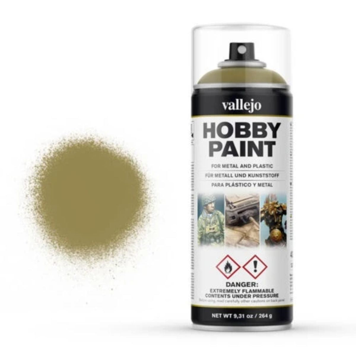 Vallejo Hobby Paint Spray Panzer Yellow (400 ml)