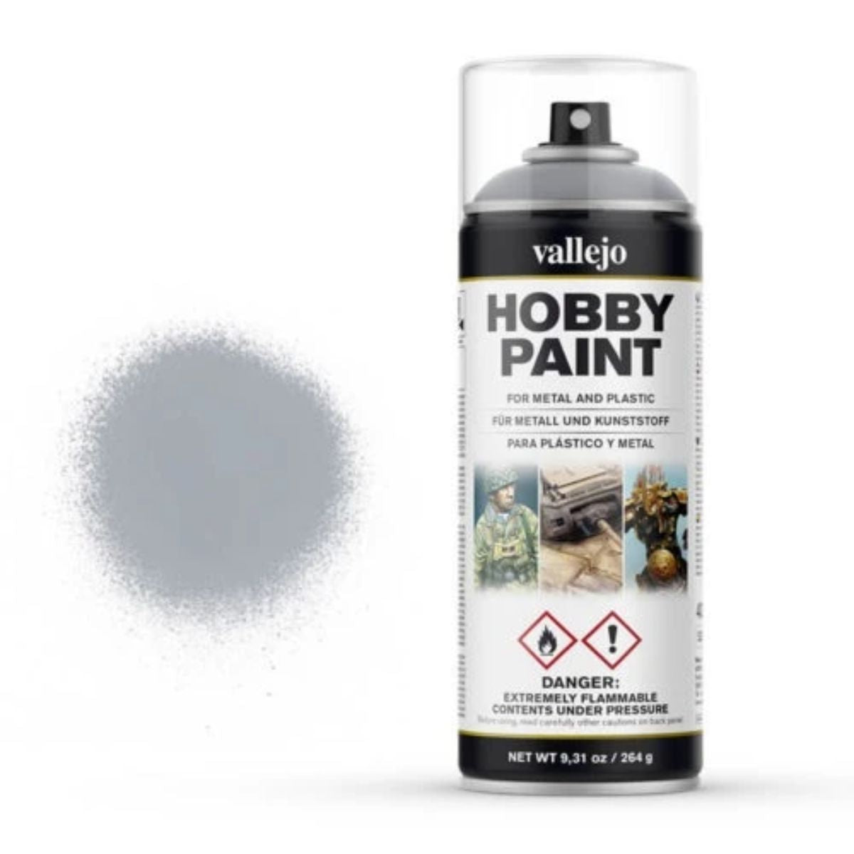 Vallejo Hobby Paint Spray Silver (400 ml)