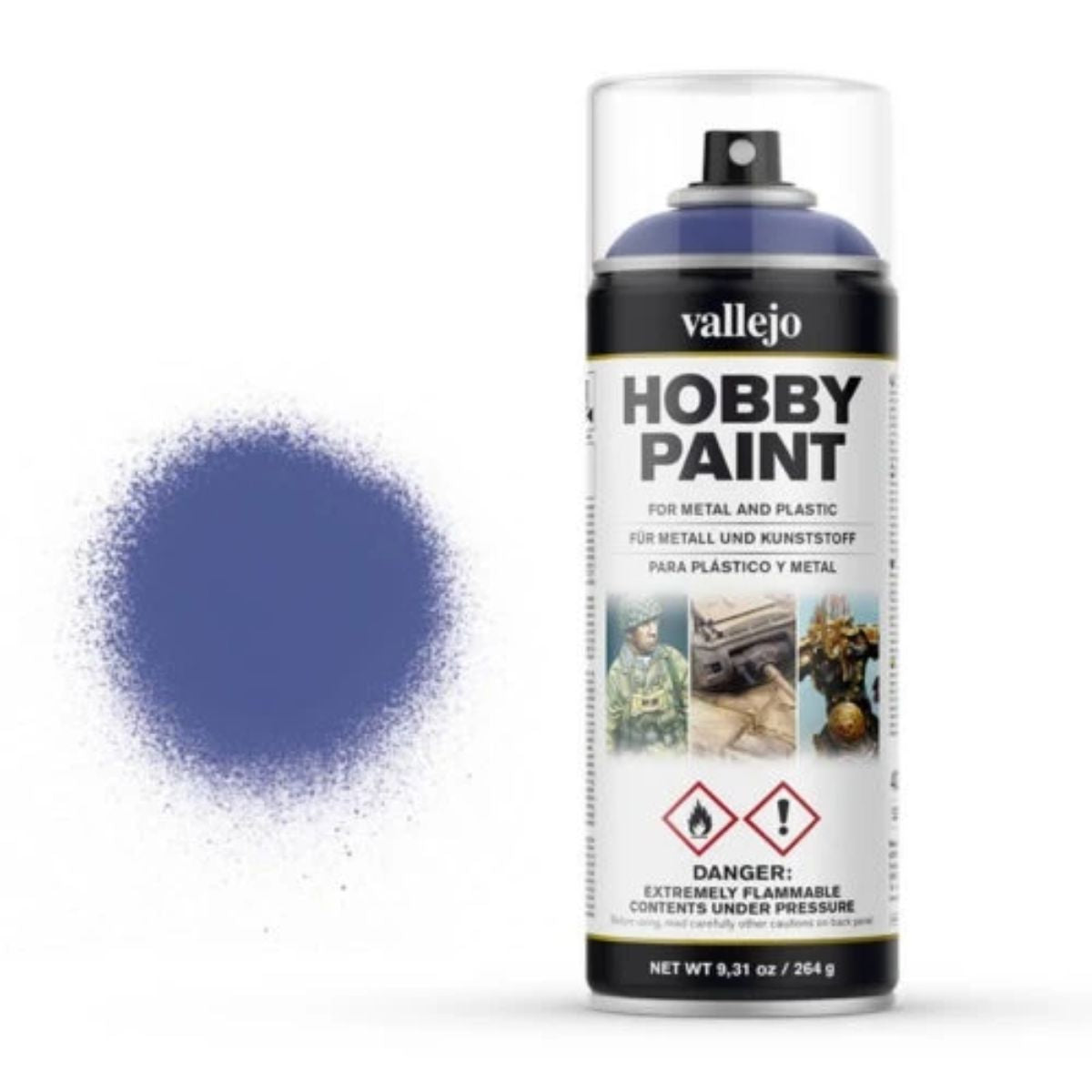 Vallejo Hobby Paint Spray Ultramarine Blue (400 ml)