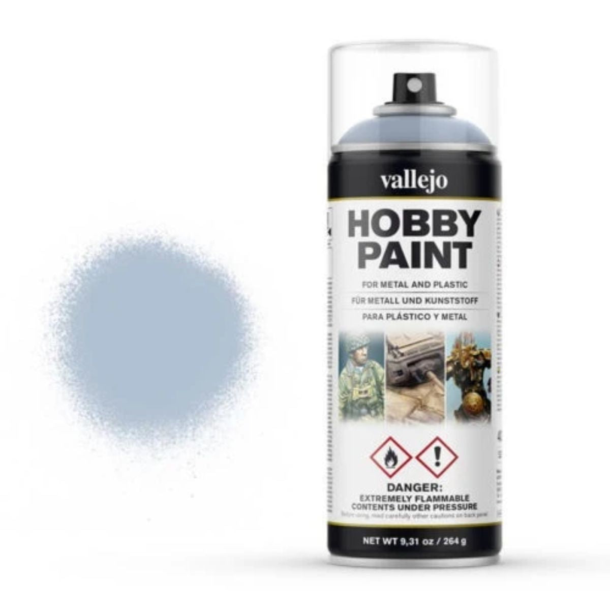 Vallejo Hobby Paint Spray Wolf Grey (400 ml)