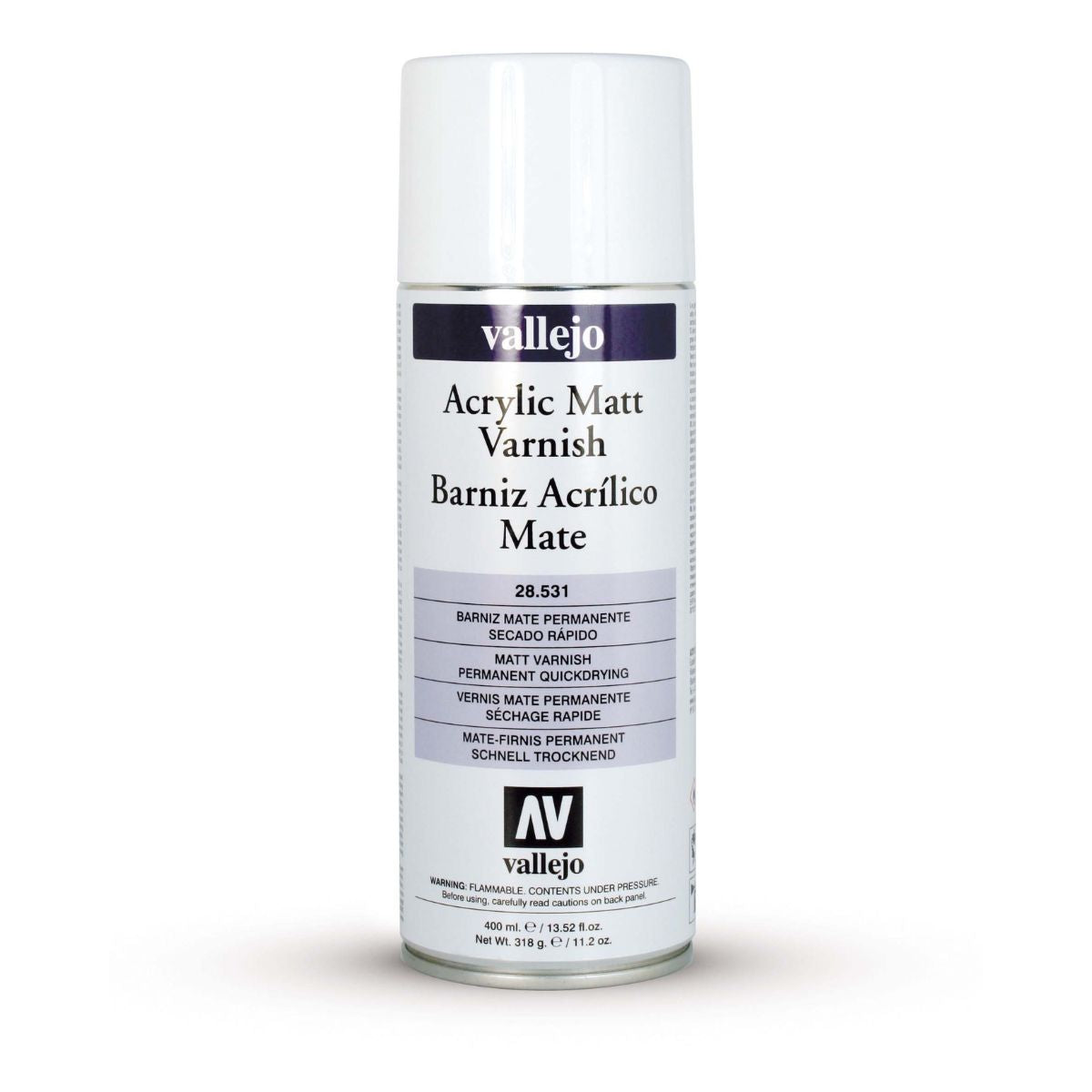 Vallejo Premium Varnish Spray Matte (Mattlack) (400 ml)