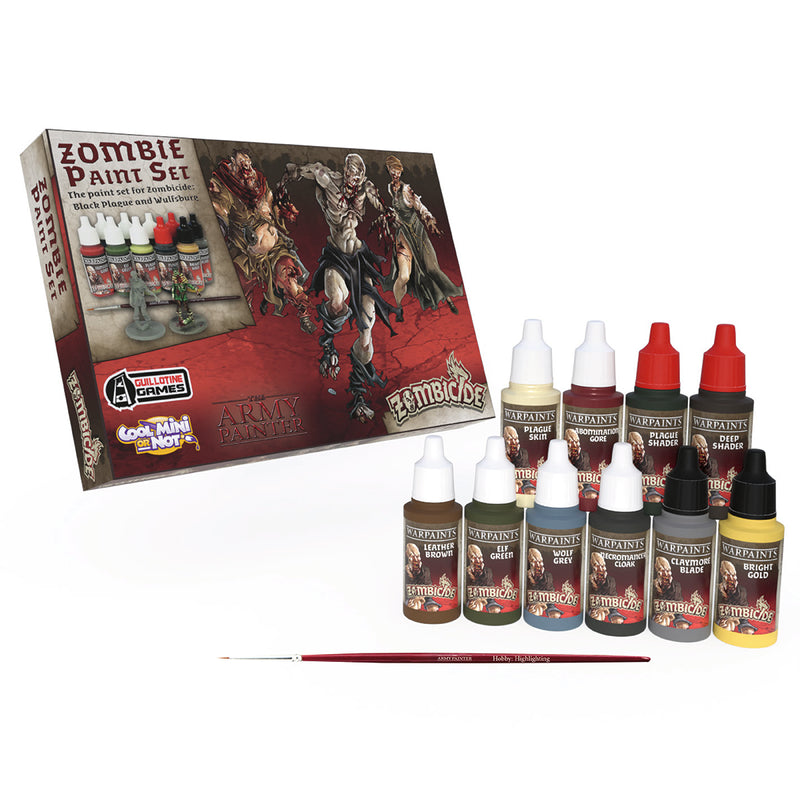 Zombicide Black Plague and Paint Set