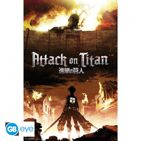 ATTACK ON TITAN - Poster Maxi 91.5x61 - Key Art