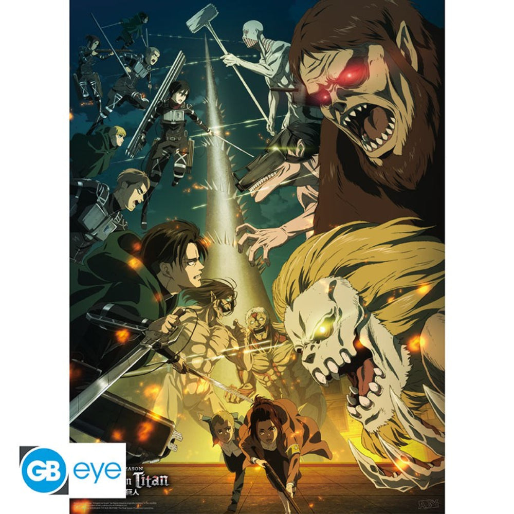 Attack on Titan - Set 2 Posters Chibi 52x38 - Set 2