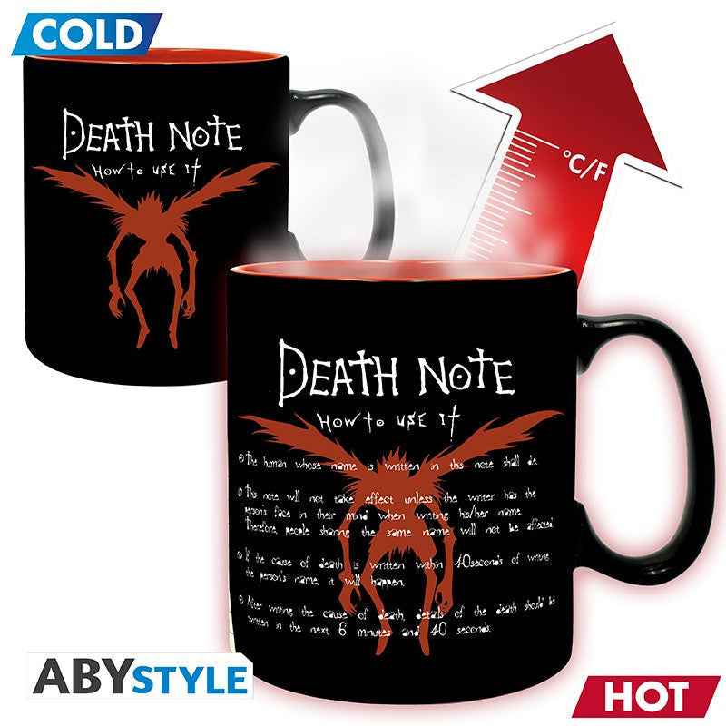 Death Note - Mug Heat Change - 460 ml - Kira & Ryuk