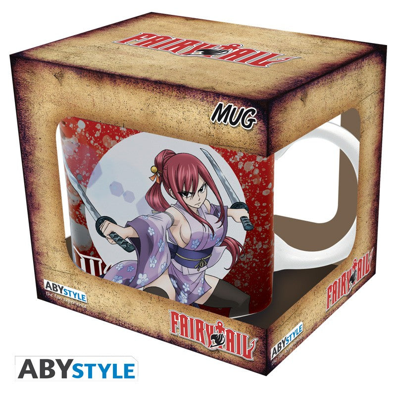 FAIRY TAIL - Mug - 320 ml - Erza & Jellal