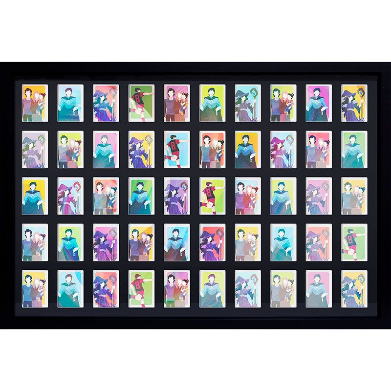 GBEYE - Trading Card Collector Frame 50 Position Black