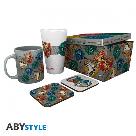 Harry Potter - Pck Glass XXL + Mug + 2 Coasters "Stand Together"