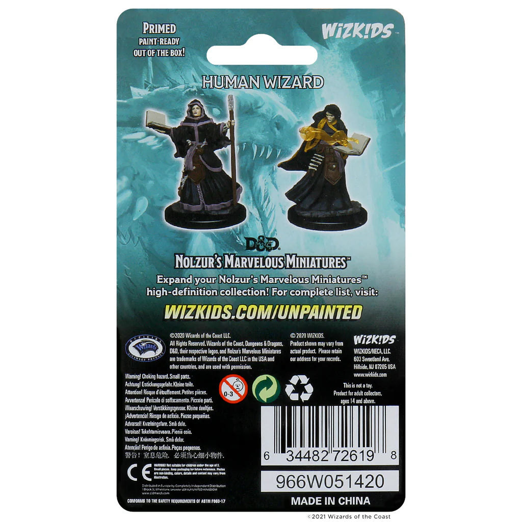 D&D Nolzur's Marvelous Unpainted Miniatures - Human Female Wizard