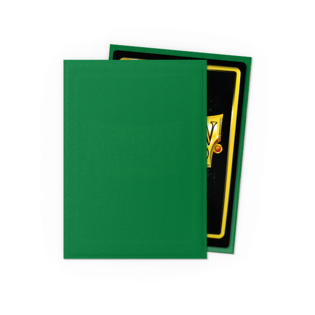 Dragon Shield Standard Size Matte Sleeves - Emerald (100 Sleeves)