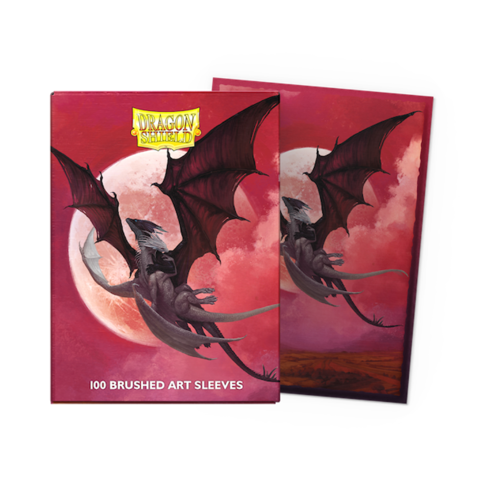 Dragon Shield Brushed Art Sleeves - Valentines 2024 (100 Sleeves)