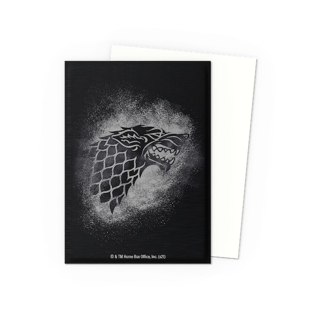 Dragon Shield Standard Size Brushed Art - GoT: House Stark (100 Sleeves)