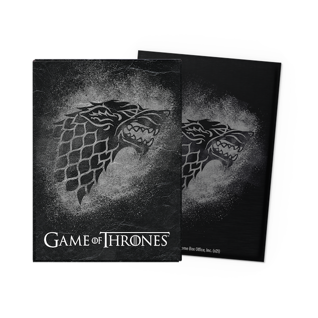 Dragon Shield Standard Size Brushed Art - GoT: House Stark (100 Sleeves)