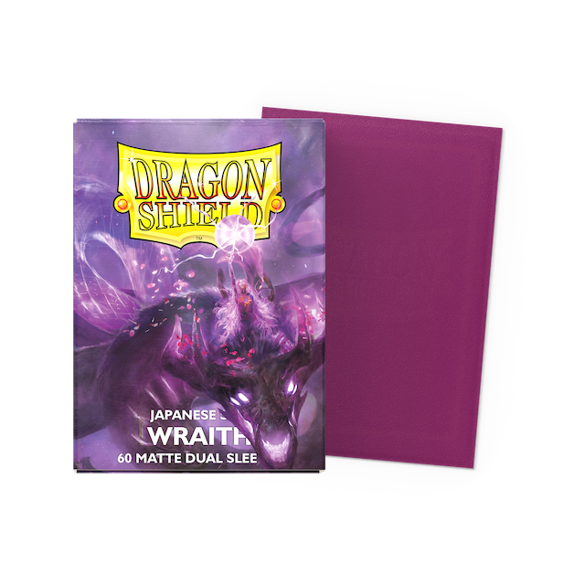 Dragon Shield Japanese Size Dual Matte Sleeves - Wraith (60 Sleeves)