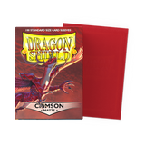 Dragon Shield Standard Size Matte Sleeves - Crimson (100 Sleeves)