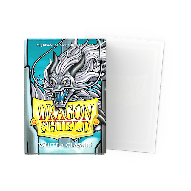 Dragon Shield Japanese Art Sleeves - Classic White (60 Sleeves)