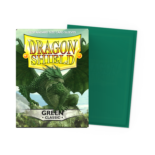 Dragon Shield Standard Sleeves - Green (100 Sleeves)